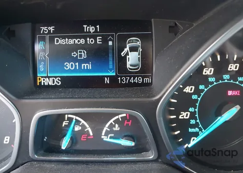 2016 Ford Escape Se z USA, uszkodzony, nr VIN 1FMCU0GX3GUB72977